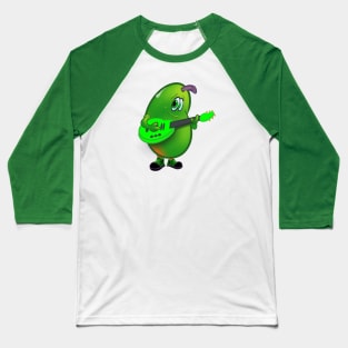 GreenSkinMango g’mangos Guitar Baseball T-Shirt